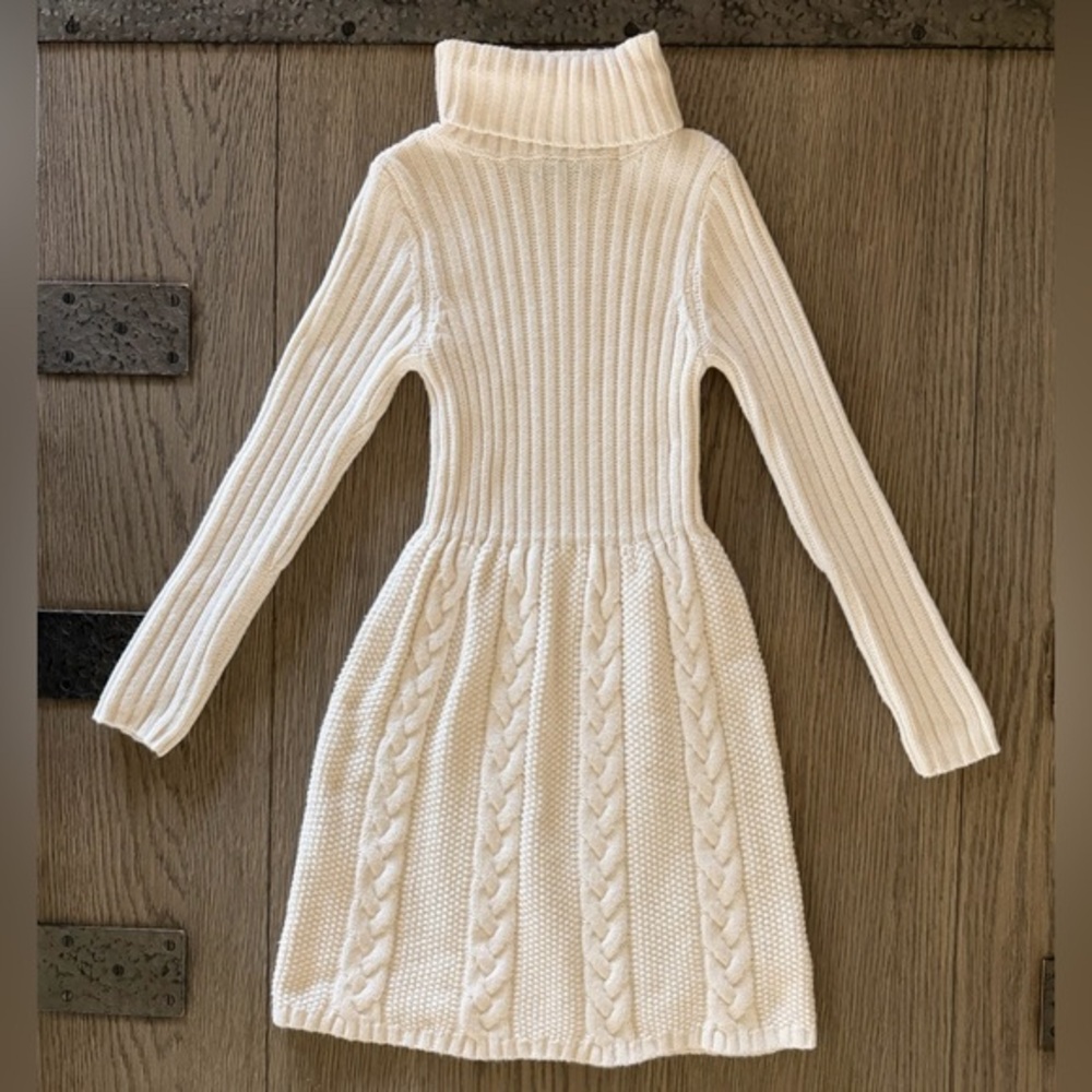 Rachel Zoe Girl’s Ivory Knit Dress. Size M (5-6)